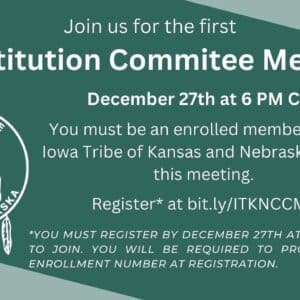 WELCOME TO THE IOWA TRIBE OF KANSAS AND NEBRASKA