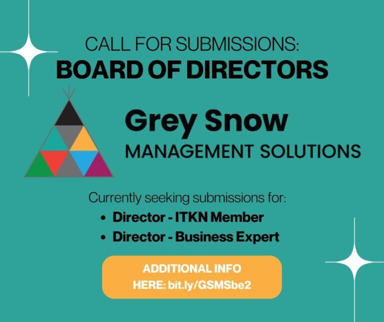 CLOSED Call for Submissions Grey Snow Management Solutions Board of